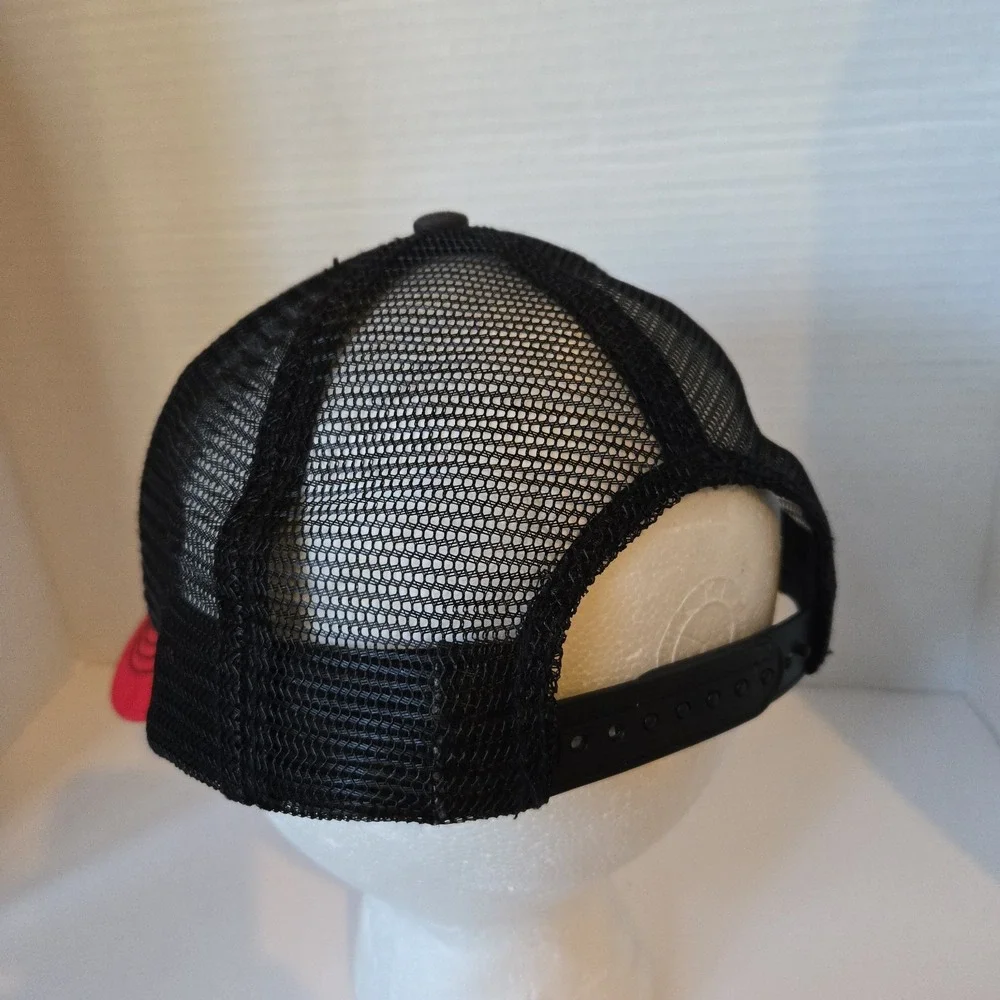 Snap-On Tools Official Red Logo Black Baseball Hat Cap One Size Snap‎ Back